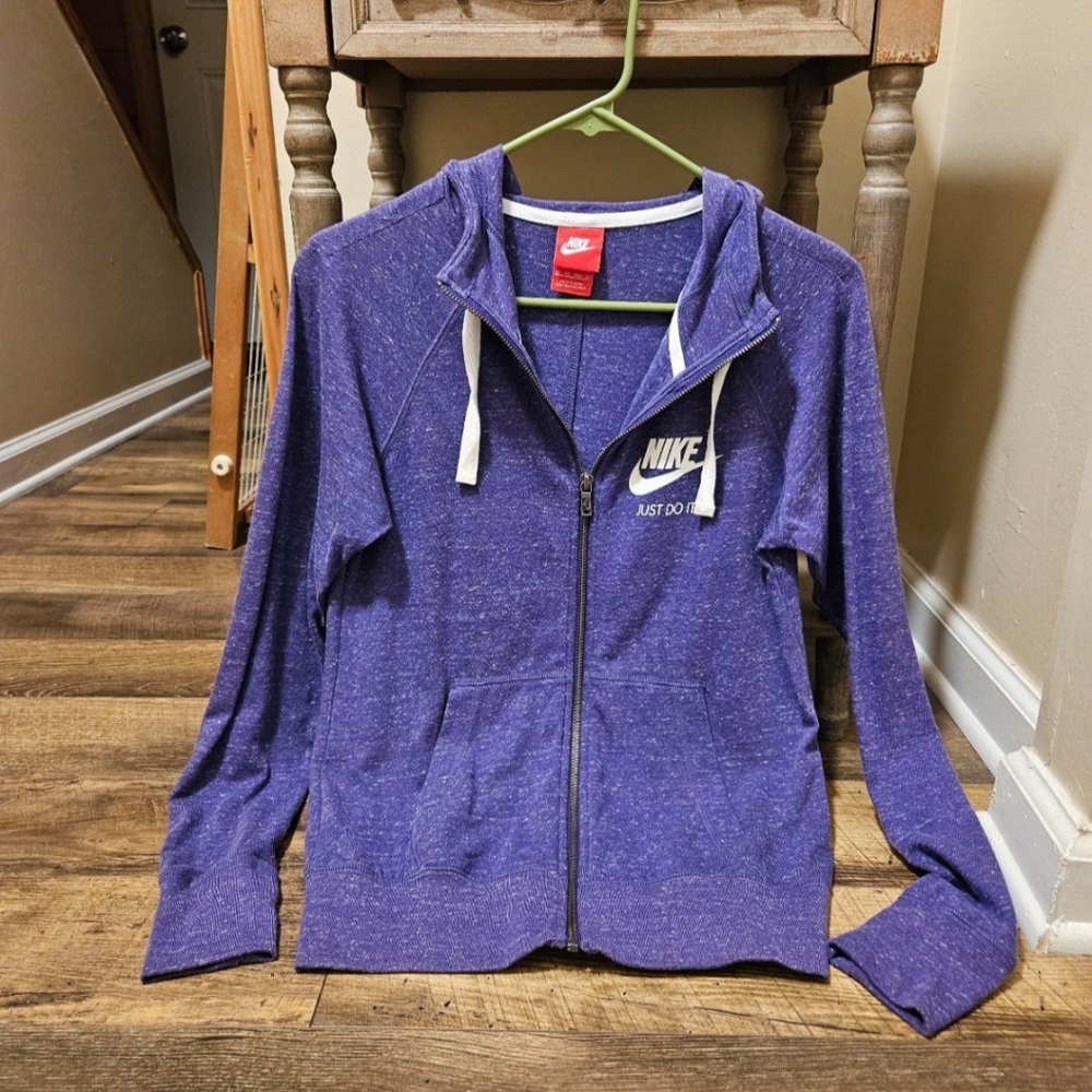 Nike Zippered Hooded Sweatshirt XS